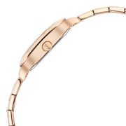 Titan 95297WM01 Horizon Quartz Analog Watch with White Dial and Rose Gold Stainless Steel Strap for Women - side profile