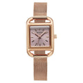 Titan 95298WM01 Horizon Quartz Analog Watch with Pink Dial and Rose Gold Stainless Steel Strap for Women