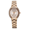 Titan 95304WM01 Purple Metro Quartz Analog Watch with Rose Gold Dial and Rose Gold Stainless Steel Strap for Women 27.5mm