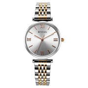 Titan 95313KM01 Workmode women watch with silver dial, primary product view