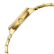 Titan 95316YM01 brown dial watch with gold strap, product size and case-dimensions image