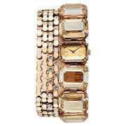 Titan 95319WM01 Raga Cocktails watch for women with rose gold dial and rose gold stainless steel strap, primary product view