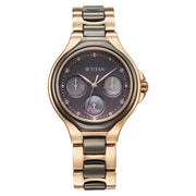 Titan 95325KD02 Purple Glamour women's watch, front product image