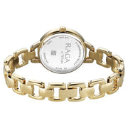 Titan 95352YM01 caseback and golden metal bracelet