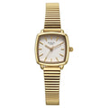 Titan 95355YM01 Raga Showstopper Quartz Analog Watch with Champagne Dial and Golden Metal Strap for Women 30mm