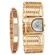 Titan 95375WM01F Raga Ethereal women's watch with mother of pearl dial and rose gold stainless steel strap, gift-style product view