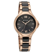 Titan 95380KD01 Black dial watch with Two-Tone Metal strap, official product gallery image 2