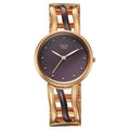 Titan 95388KM01 Raga Sierra Quartz Analog Watch with Brown Dial and Two-Toned Metal Strap for Women 32mm