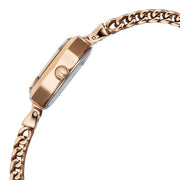 Titan 95404WM01 quartz analog watch for women with rose gold dial