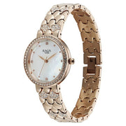 Titan 95422WM01 Raga watch angled view showing the dial and metal bracelet