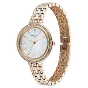 Titan 95424WM01 women's watch with rose gold metal strap