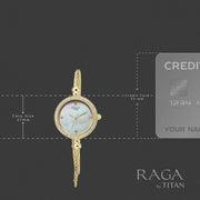 Titan 95425YM01 27mm case watch with white dial