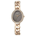 Titan 95429WM01 Raga Spotlight Quartz Analog Watch with Grey Dial and Rose Gold Metal Strap for Women 26mm