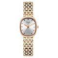 Titan 95430WM01 Raga Spotlight Quartz Analog Watch with Silver Dial and Rose Gold Metal strap for Women 24mm