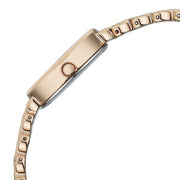 Titan 95430WM01 Raga Spotlight women's watch with silver dial and rose gold metal strap, additional product view
