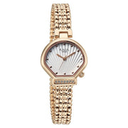 Titan 95432WM01 quartz analog watch for women with white dial