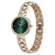 Titan 95459YM01 Raga watch angled view showing the dial and bracelet