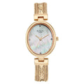 Titan 95462WM01 Raga Showstopper Quartz Analog Watch with Mother of Pearl Dial and Rose Gold Metal Strap for Women 26mm