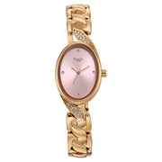 Titan 95480WM01 Raga Showstopper watch for women with rose gold dial and rose gold metal strap, primary product view