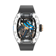 CM001-036 Men's Crystal Case Automatic Watch 42mm