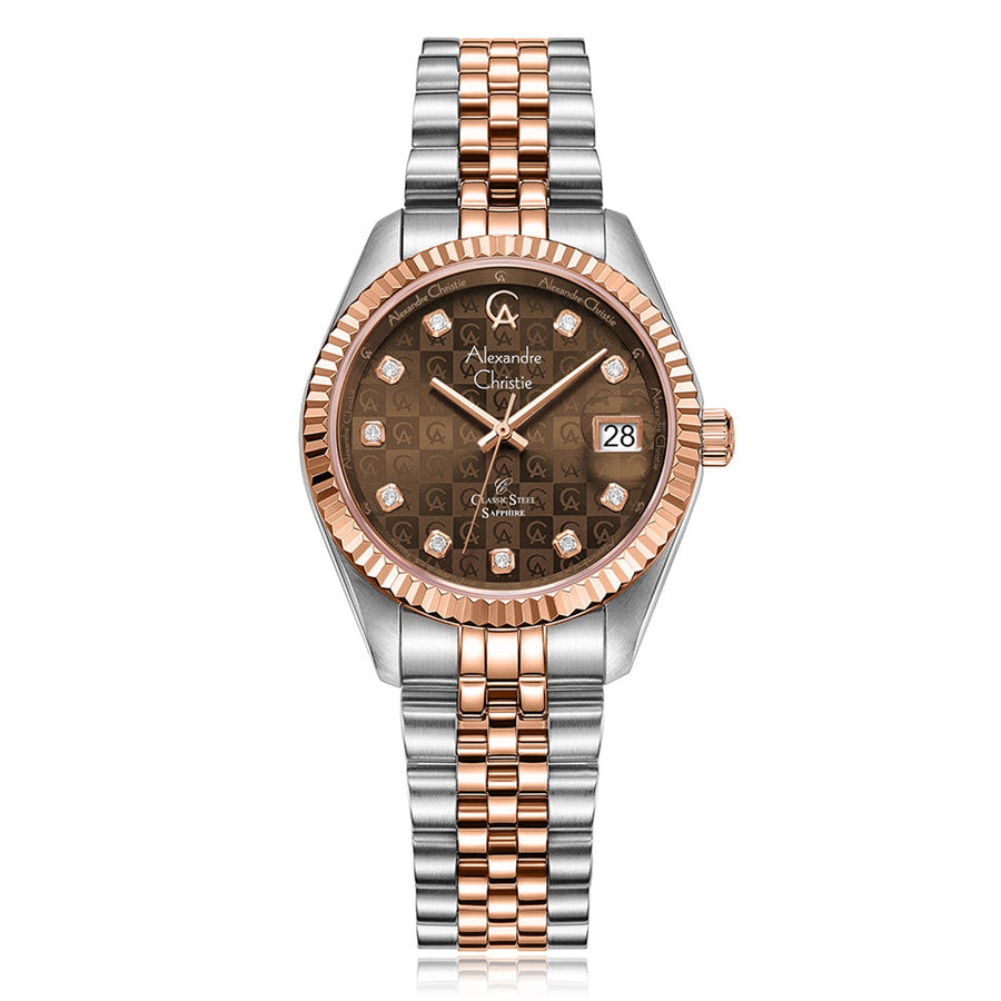 Alexandre Christie 5014LDBTRBO Women's Classic Quartz Watch 31mm