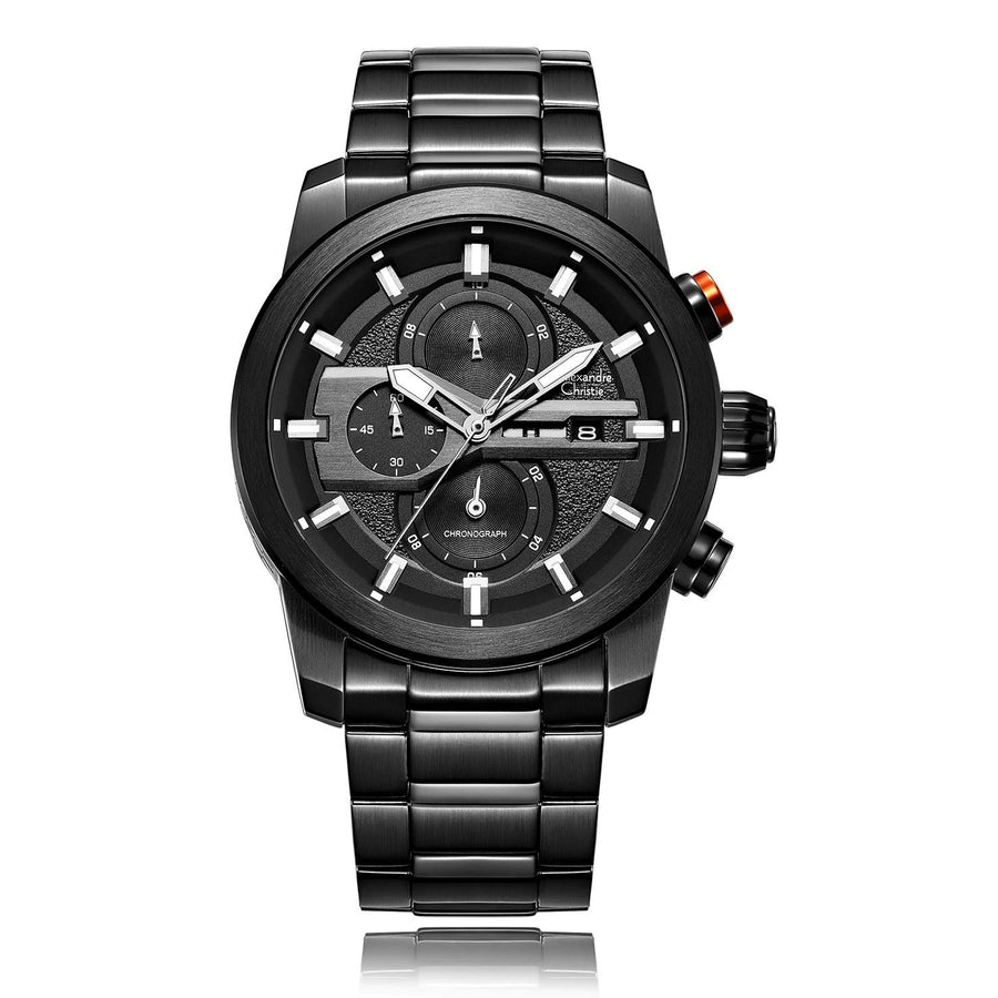 Alexandre Christie 6562MCBIPBA Men's Chronograph Quartz Watch 45mm