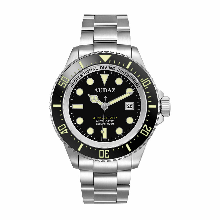 Audaz 3010-01 ABYSS DIVER Men's Automatic Watch 44mm