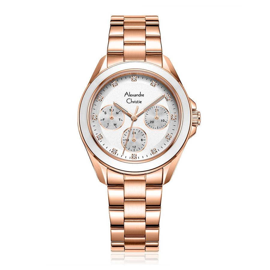 Alexandre Christie 2A50BFBRGSL Women's Multi-Function Quartz Watch 35mm