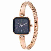 Titan 2607WM02 Raga Viva Blue Dial Quartz Analog Watch with Date for Women 24.5mm