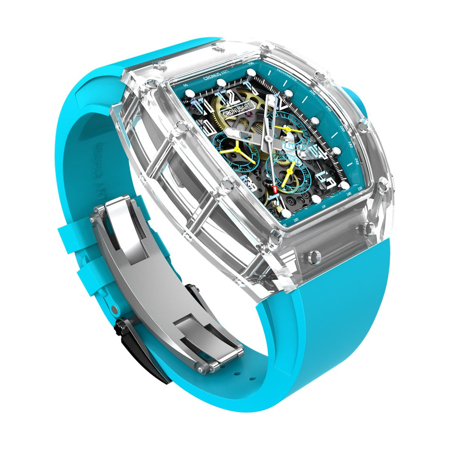 CM08-H Men's Crystal Case Automatic Watch 42mm