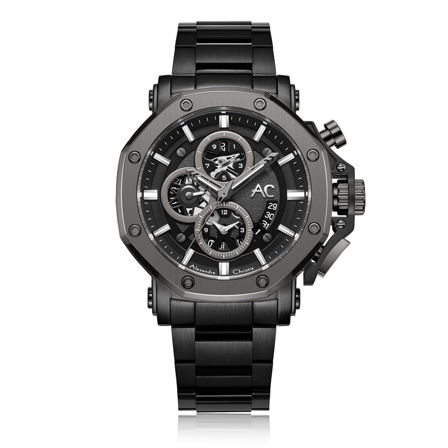 Alexandre Christie 9603MCBEPBA Men's Chronograph Quartz Watch 44mm
