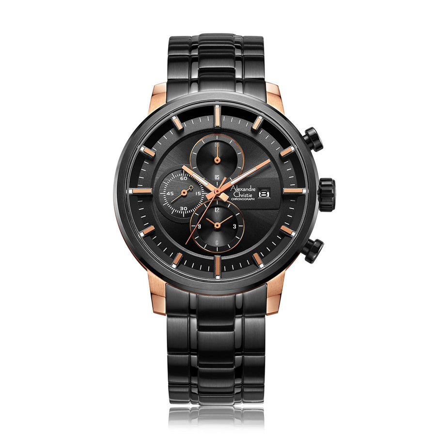 Alexandre Christie 6323MCBBRBA Men's Chronograph Quartz Watch 45mm