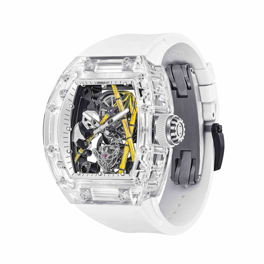 CM08-031 Men's Crystal Case Automatic Watch 42mm