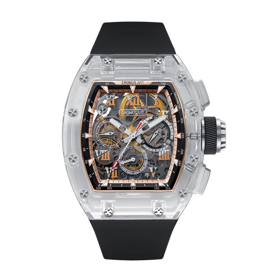 Cronus Art CM08-033 Time Tunnel-Extreme Brilliance Automatic WatchFor Men 42mm