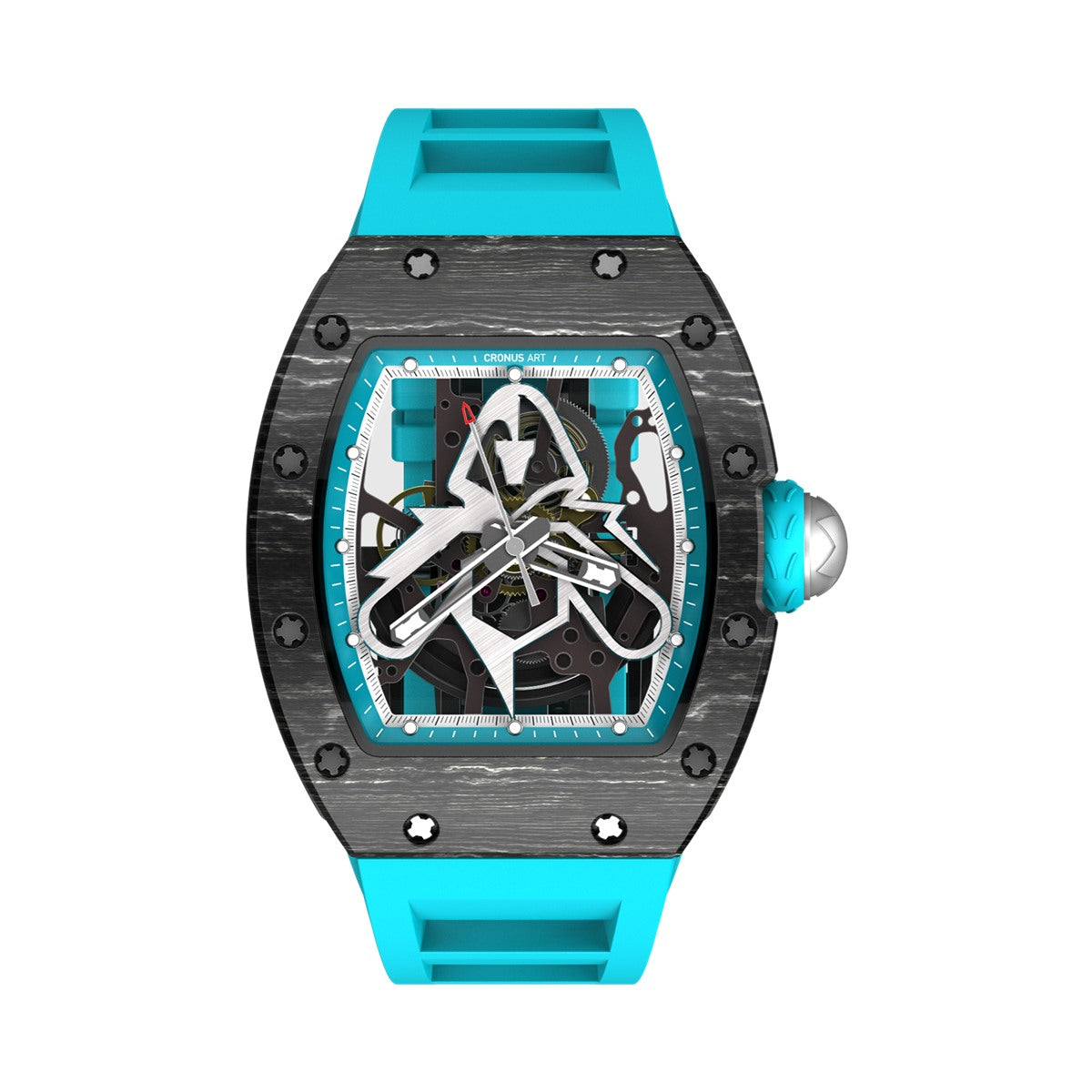 CM002-06D Men's Crystal Case Automatic Watch 42mm