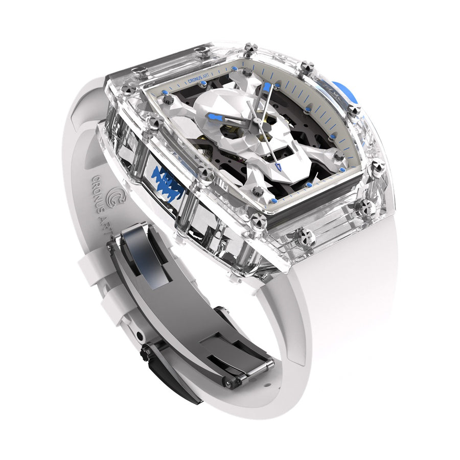 C31.SP.W Men's Crystal Case Automatic Watch 42mm