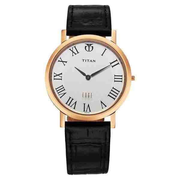 Titan 1595WL01 Edge Men's Classic Quartz Watch 37.3mm