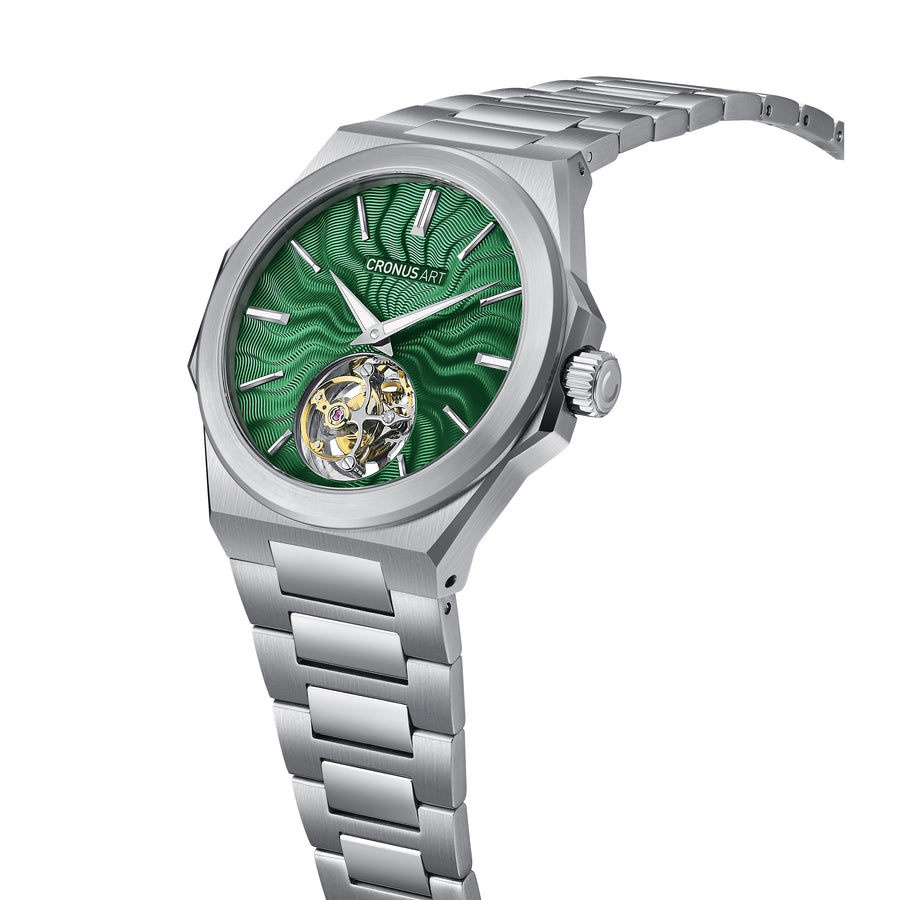 CM036-005 Unisex Tourbillon Manual Winding Watch 42mm