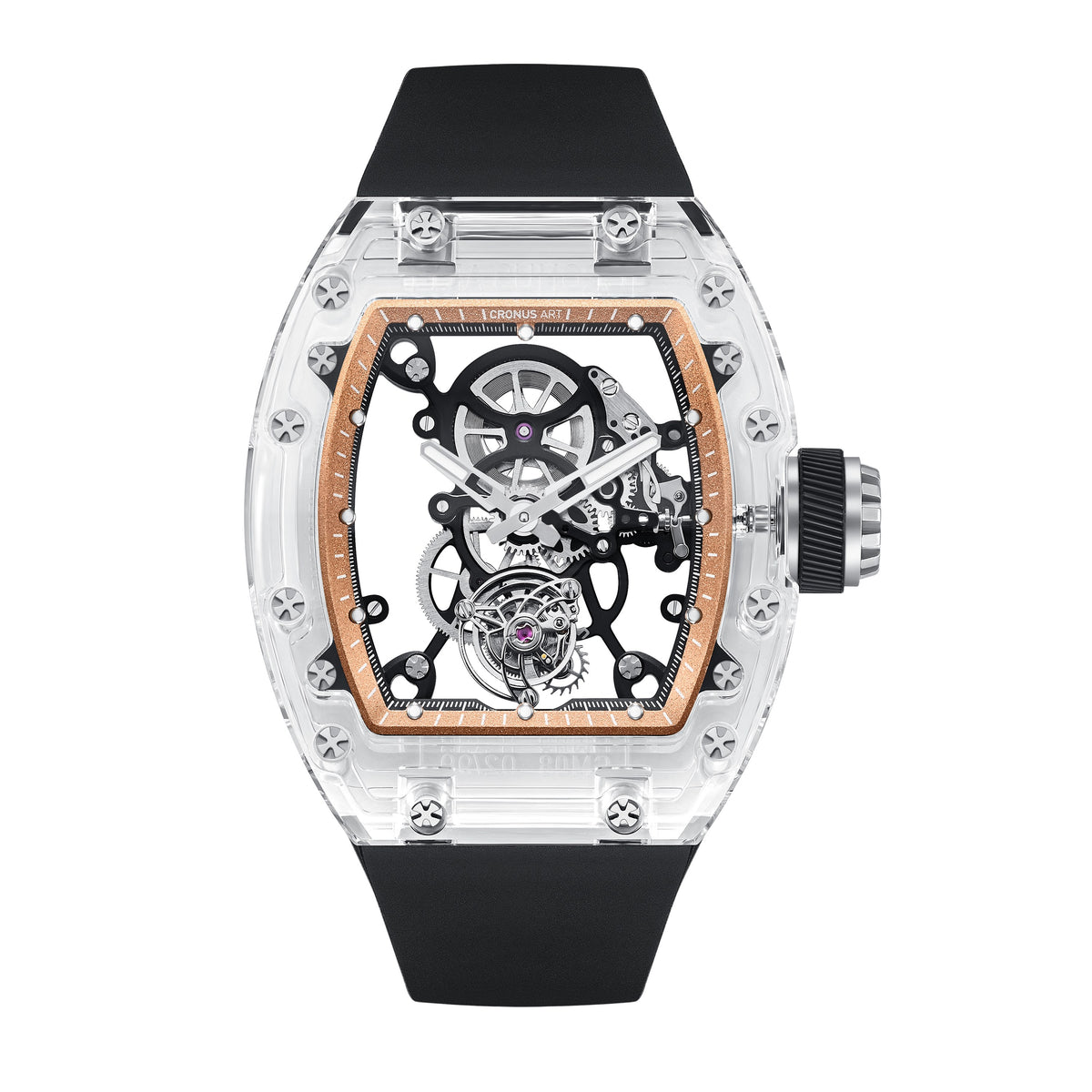 CM08-070 Men's Tourbillon Manual Winding Watch 42mm