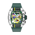CM001-10B Men's Crystal Case Automatic Watch 42mm