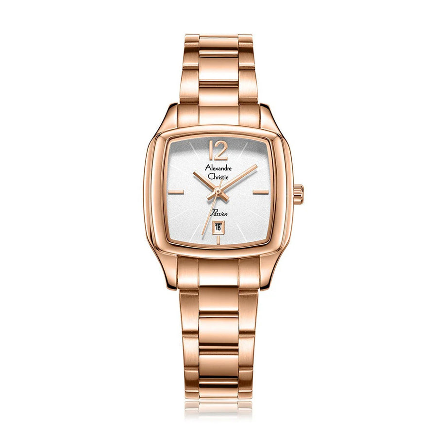 Alexandre Christie 2454LDBRGSL Women's Classic Quartz Watch 30mm