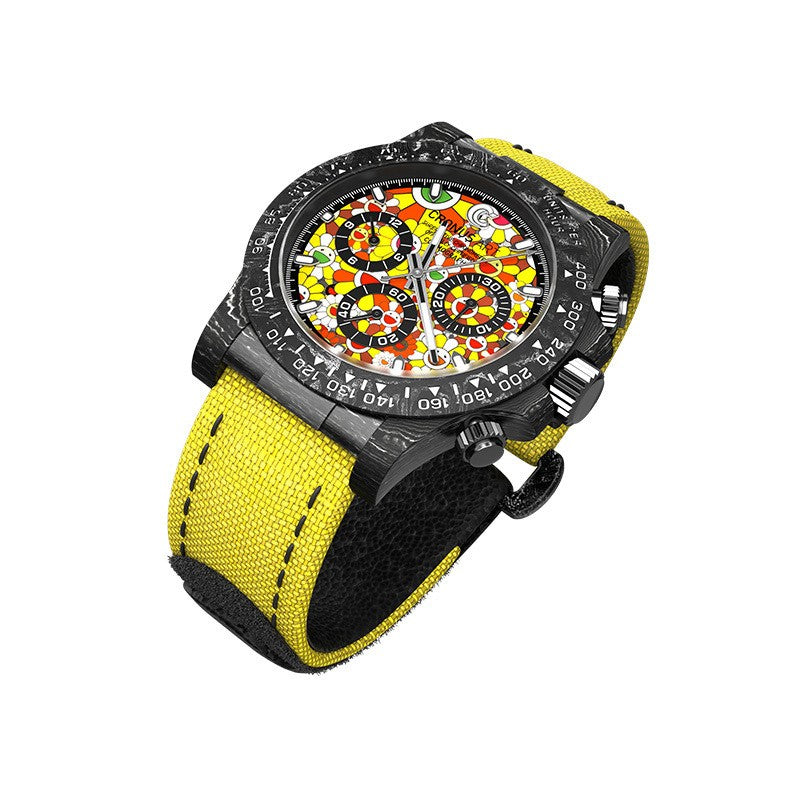 CM002-15B Men's Carbon Case Automatic Watch 40mm