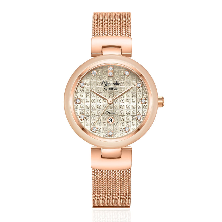 2C07LDBRGGR Women's Classic Quartz Watch 34mm