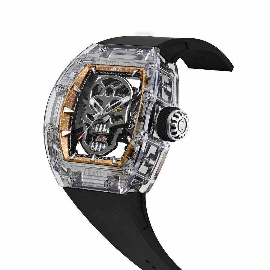 CM08-022 Men's Crystal Case Automatic Watch 42mm
