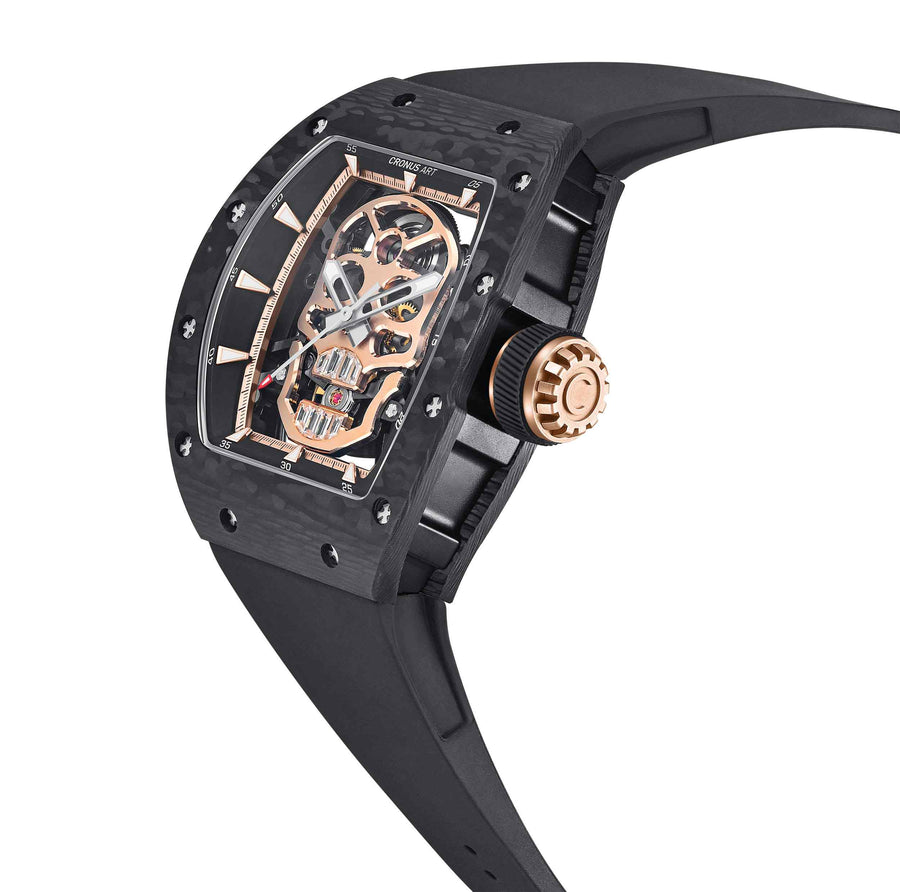 CM002-051 Men's Crystal Case Automatic Watch 42mm