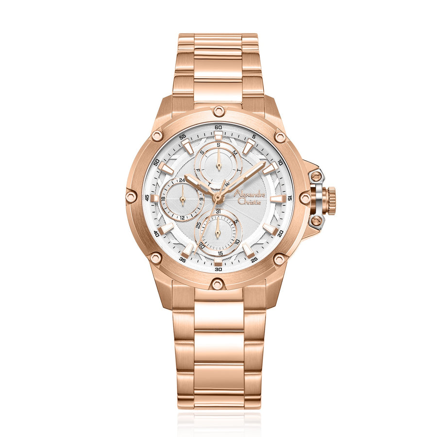 Alexandre Christie 6564BFBRGSL Women's Multifunction Quartz Watch 36mm