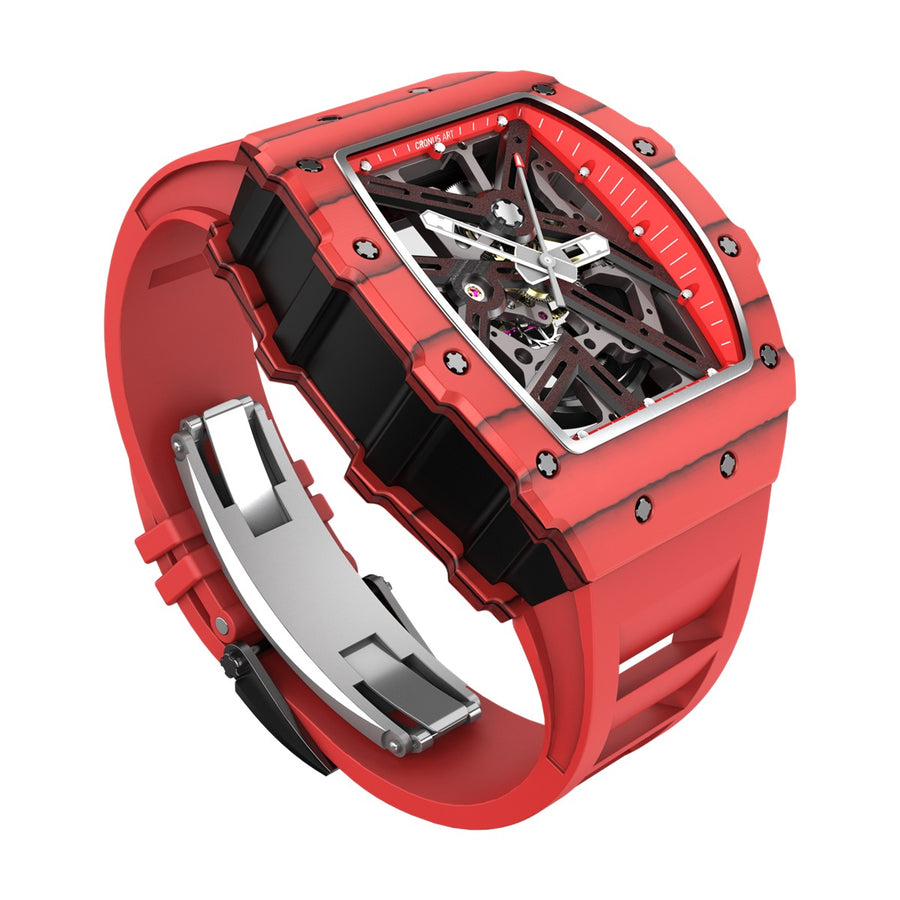 CM002-12A Men's Carbon Case Automatic Watch 44mm