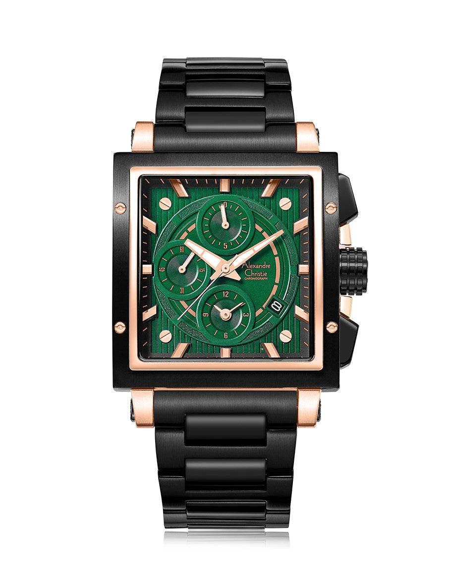 6182GCBBRGN Men's Chronograph Quartz Watch 38mm
