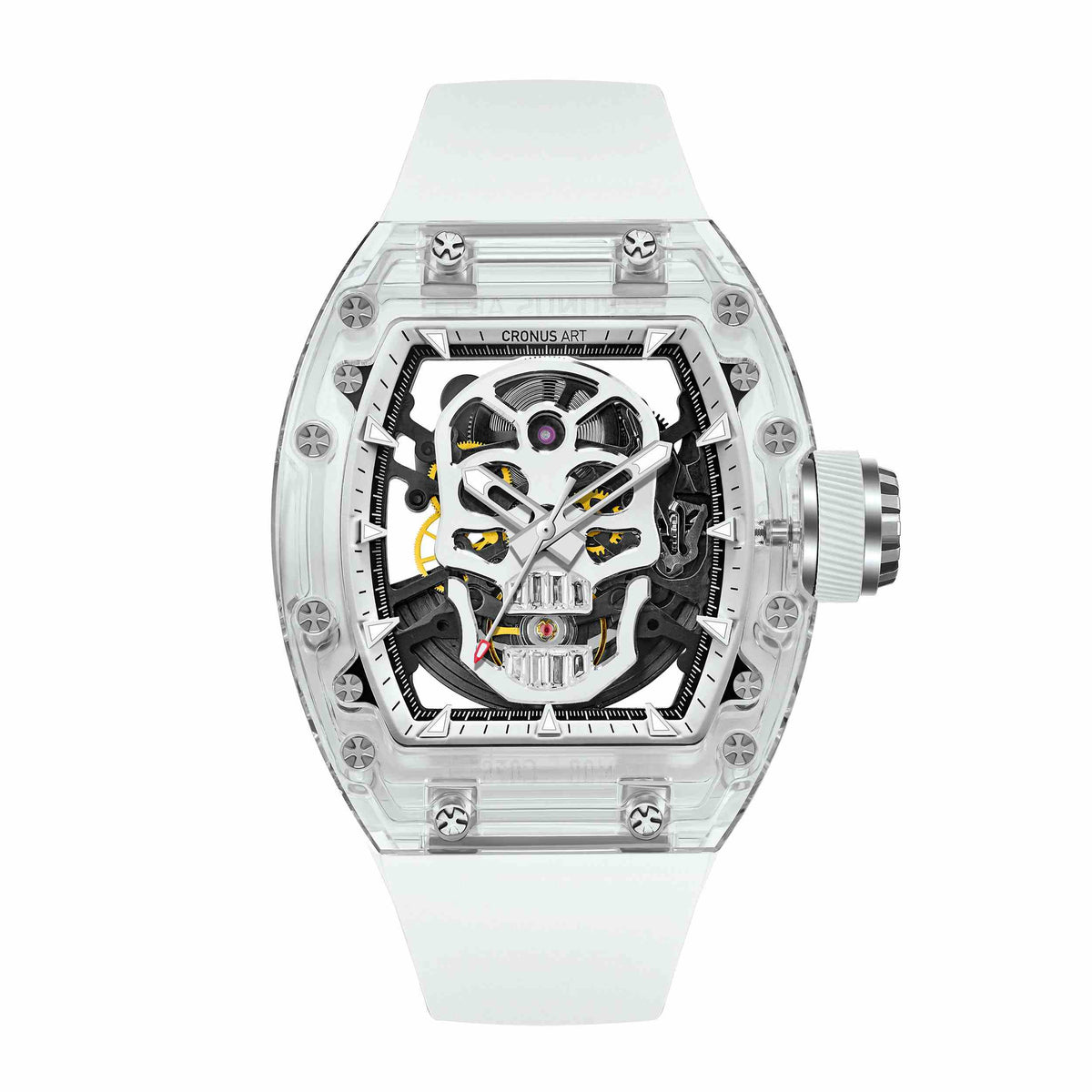 CM08-021 Men's Crystal Case Automatic Watch 42mm
