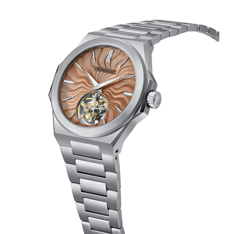 CM036-002 Unisex Tourbillon Manual Winding Watch 42mm